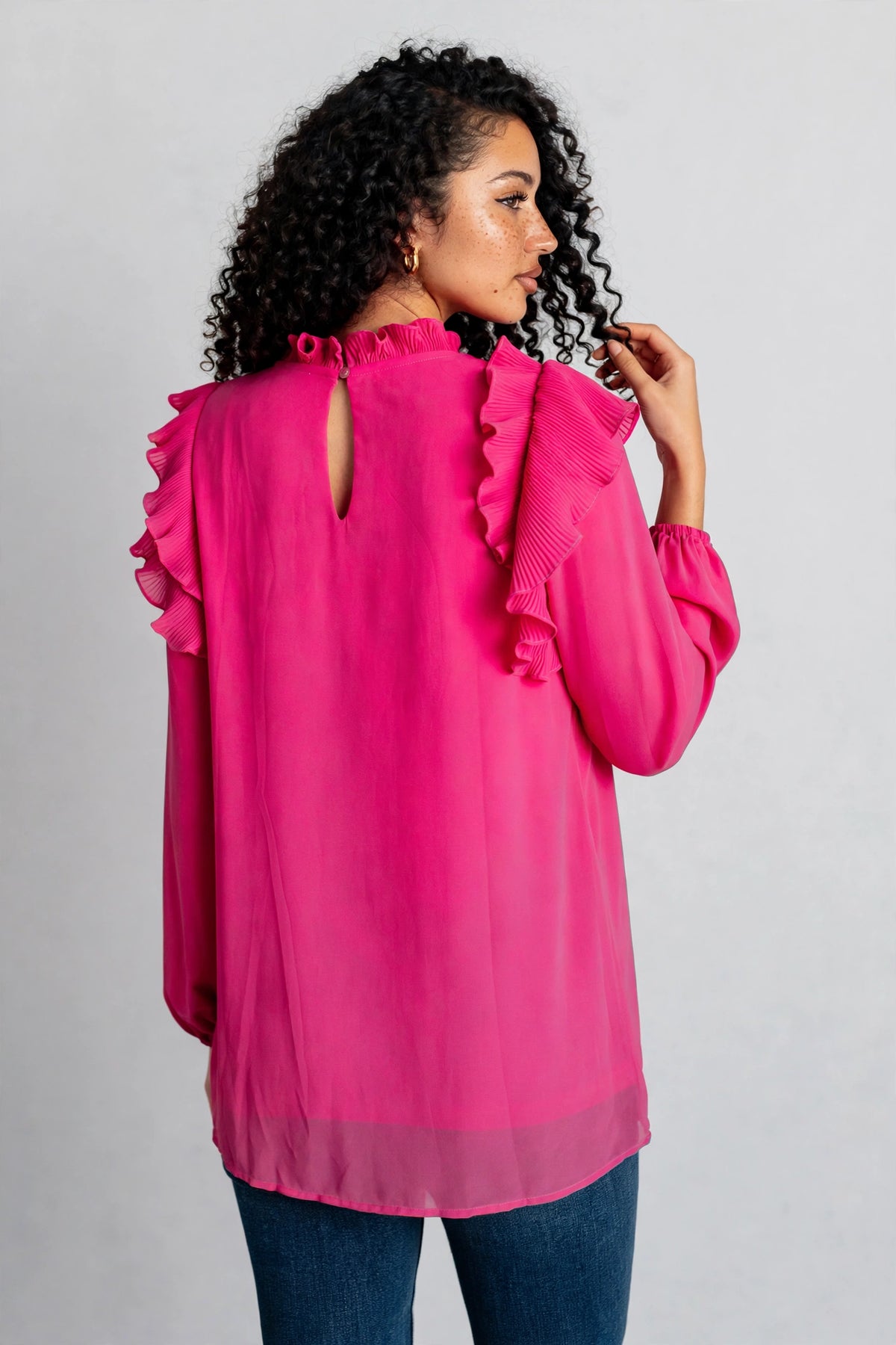 My Good Graces Ruffled Top
