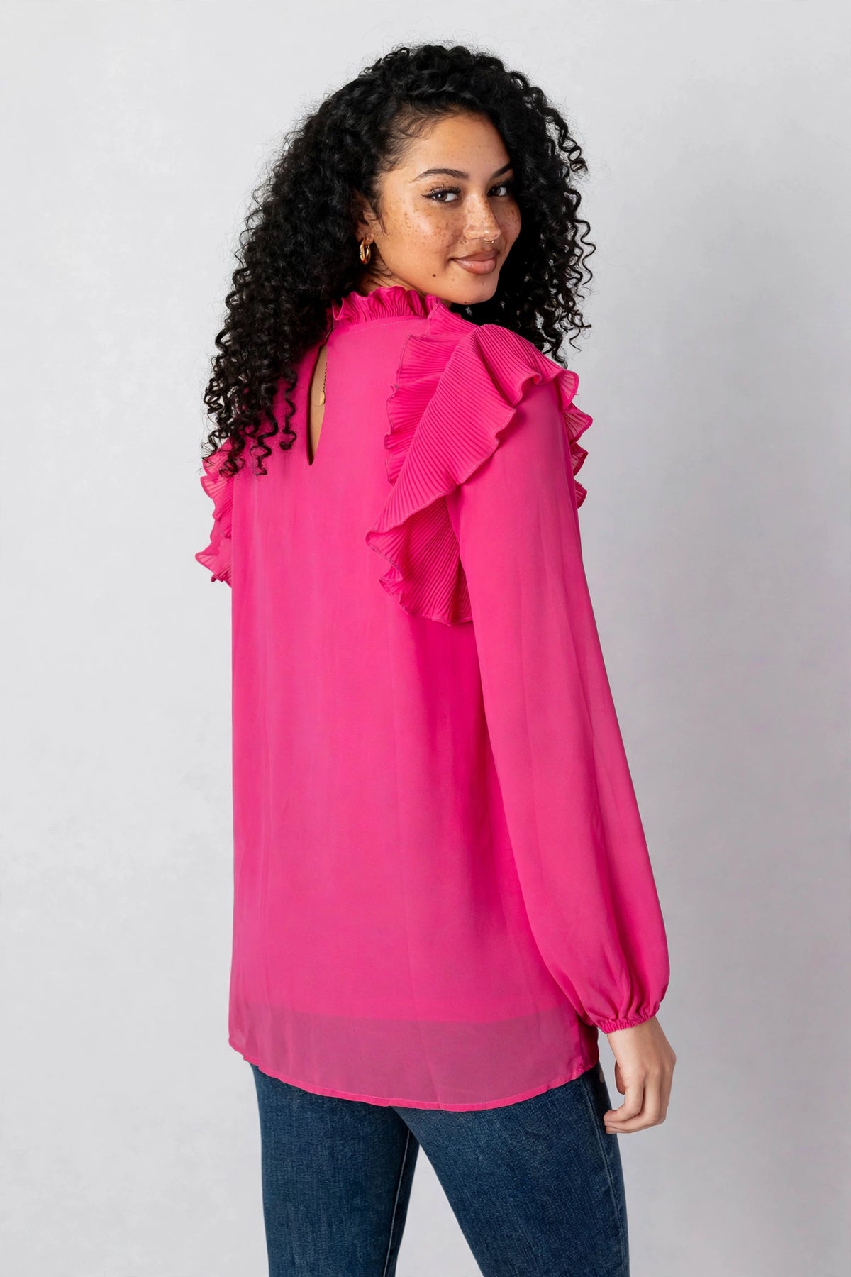 My Good Graces Ruffled Top