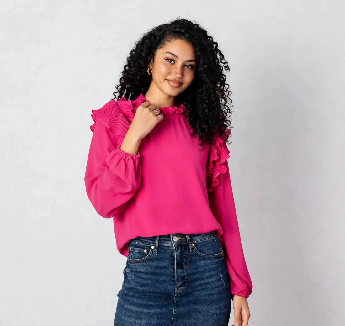 My Good Graces Ruffled Top