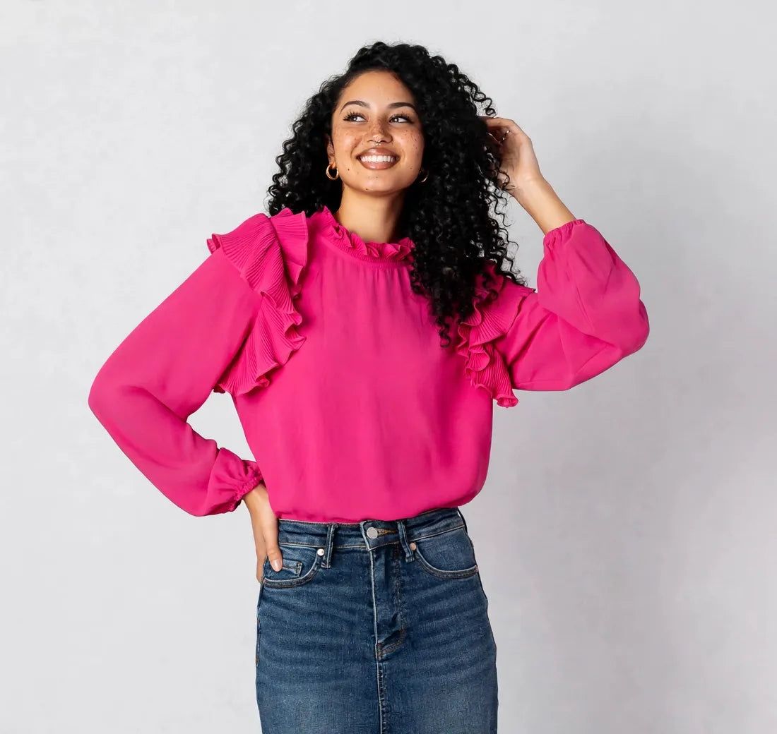 My Good Graces Ruffled Top